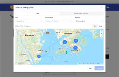 Hong Kong Pickup Points screenshot 2
