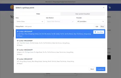 Hong Kong Pickup Points screenshot 4
