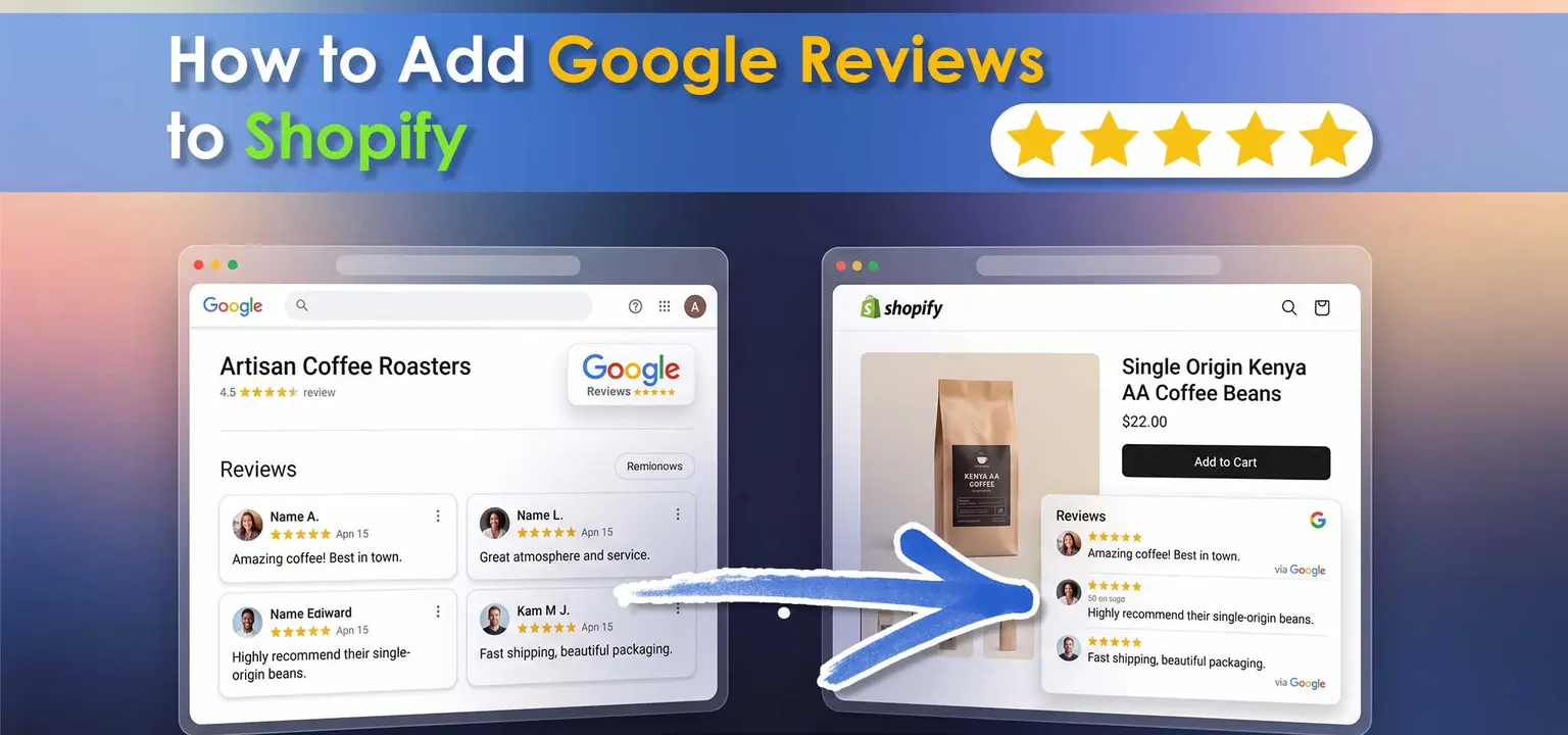 如何为 Shopify 添加 Google Reviews