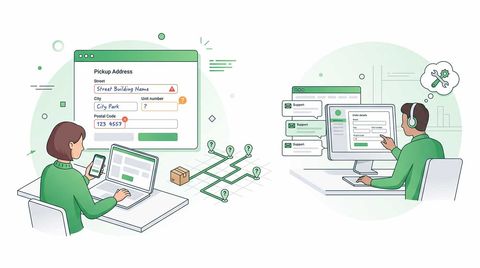Shopify 结账 — 顾客自行输入提货地址
